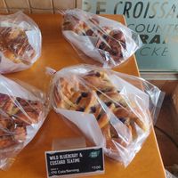 Blueberry custard at COBS Bread - Main St in Vancouver