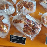 Raspberry custard at COBS Bread - Main St in Vancouver