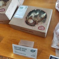 Cinnamon buns at COBS Bread - Main St in Vancouver