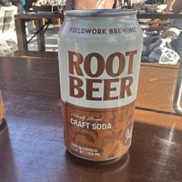 Root beerr  at Fieldwork Brewing Company in San Leandro