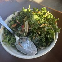 Veganized kale salad   at Fieldwork Brewing Company in San Leandro