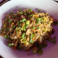 Pineapple fried rice (w/o egg) at Teak in Red Bank