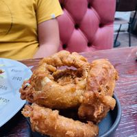 Onion rings  at Byron in York