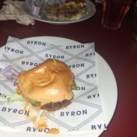 Hot veggie burgers at Byron in York