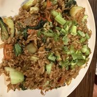 Thai Basil Fried Ricee  at Thai Charm in Indianapolis