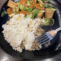 Vegan Padd Pak Rum Mitt  at Thai Charm in Indianapolis