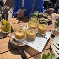 Vegan wortel soepje   at Ubuntu in Zandvoort