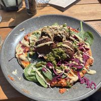 Vegan pita falafel   at Ubuntu in Zandvoort