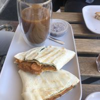 Bandari sandwich   at Tuba Cafe in Squamish