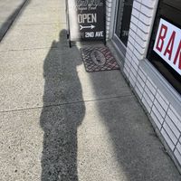 Back entrance   at Tuba Cafe in Squamish