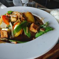 Stir fry at Sabai in Richmond
