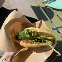 The green olive sandwich   at Green Olive Market and Café in Squamish