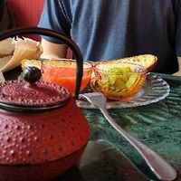 Tea & toast at La Sinsorga - Cultural Space in Bilbao