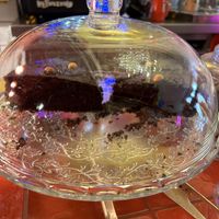 Chocolate cake   at La Sinsorga - Cultural Space in Bilbao