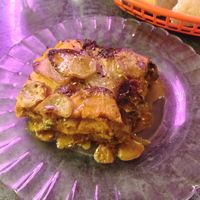 Milhojas de boniato at La Sinsorga - Cultural Space in Bilbao