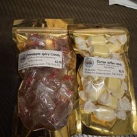 Snagged these candies from their little shop- fun to try something new   at BOONNOON Market in Arlington