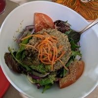 Lentil salad at Arte y Sabor in Sevilla