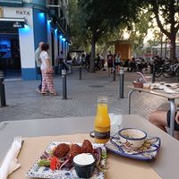 Falafel at Arte y Sabor in Sevilla