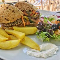 Vegan Quinoa Burger at Arte y Sabor in Sevilla