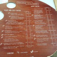 Menu April 2019 at Arte y Sabor in Sevilla