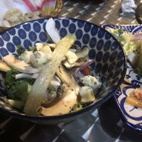 Mushroom salad (tapas) at Arte y Sabor in Sevilla