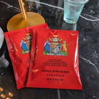 Drip coffee bags to go sold on shop at Toriba Coffee in Kyoto