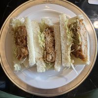 Vegan Katsu Sandwich   at Toriba Coffee in Kyoto