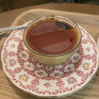 Vegan pudding   at Toriba Coffee in Tokyo