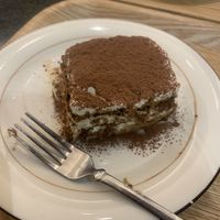 Vegan tiramisu   at Toriba Coffee in Tokyo
