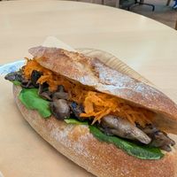 Mushroom carrot sandwich at Toriba Coffee in Tokyo