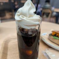 Coffee float at Toriba Coffee in Tokyo