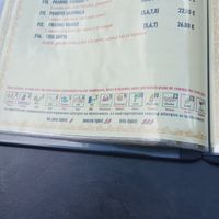 Menu Allergen key at Suryaa in Luxembourg City