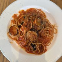 vegan pasta   at Wine Kumano in Wakayama