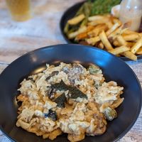 Seafood pasta at The Good Grub in Eastbourne