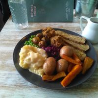 Roast Seitan Turkey. at The Good Grub in Eastbourne