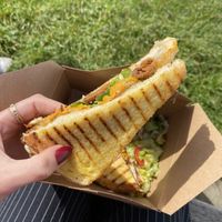 Steak truffle cheese toastie  at The Good Grub in Eastbourne