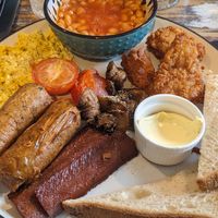 Amazing vegan cooked breakfast at The Good Grub in Eastbourne