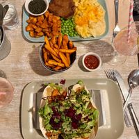 Create my own dinner at the back, and soft tacos at the frontt  at The Good Grub in Eastbourne