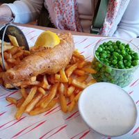 "Fish" and chips at The Good Grub in Eastbourne
