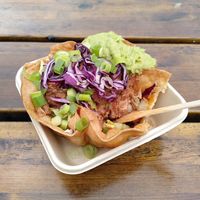 Burrito Bowl (in a fried Tortilla) at El Caminito in Voss