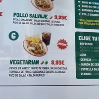 Burrito vegetariano   at Mamataco in Burgos