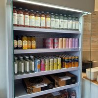 Chilled Drinks Fridge. at Caffeina in Prestatyn