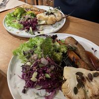 The chef's vegan creation   at L'Abri in Marseille