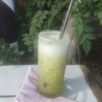 Cucumber with pineapple and ginger juice at Signature Bistro & Cottages in Naivasha