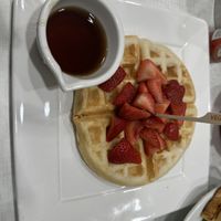 Vegan Belgian waffle  at Anna's House in Milford
