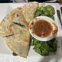 Vegan quesadilla   at Anna's House in Milford
