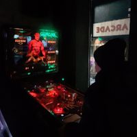   at Moodys Pizza Bar & Arcade in Hamilton