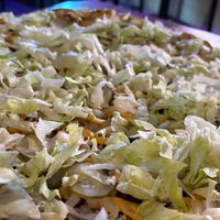 Big Mac pizza   at Moodys Pizza Bar & Arcade in Hamilton