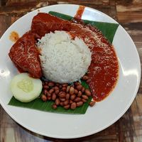 Vegetarian(Vegan) Nasi lemak at Sri Suria Curry House Restaurant - ஸ்ரீ சூரியா உணவகம் in Kuantan