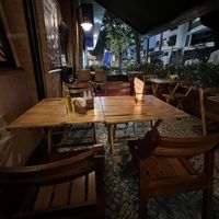 Outside seating   at Restaurante Arab in Rio De Janeiro